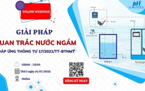 HỘI THẢO TRỰC TUYẾN 14/07 - GIẢI PHÁP QUAN TRẮC NƯỚC NGẦM ĐÁP ỨNG THÔNG TƯ 17/2021/TT-BTNMT